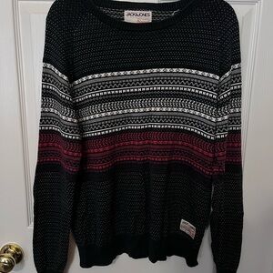 Jack and Jones Men's Patterned Crewneck Sweater